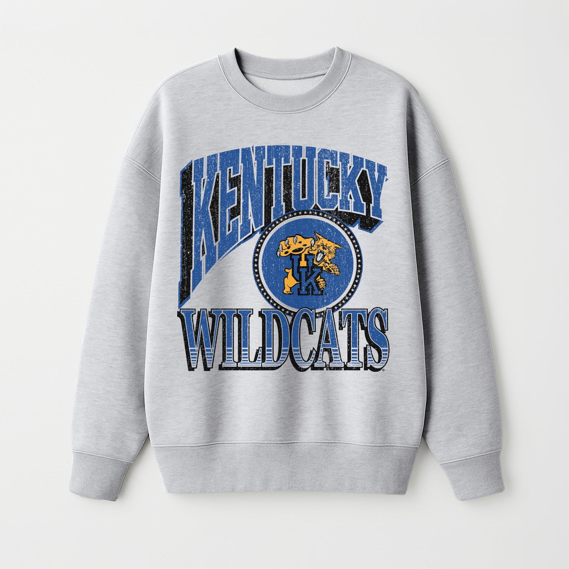 KENTUCKY WILDCATS GAME ON PREMIUM FLEECE DROP SHOULDER CREWNECK PULLOVER
