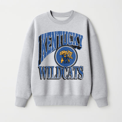 KENTUCKY WILDCATS GAME ON PREMIUM FLEECE DROP SHOULDER CREWNECK PULLOVER