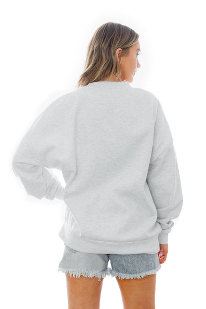 GATB004-GATOR BASEBALL DROP SHOULDER CREWNECK SWEATSHIRT