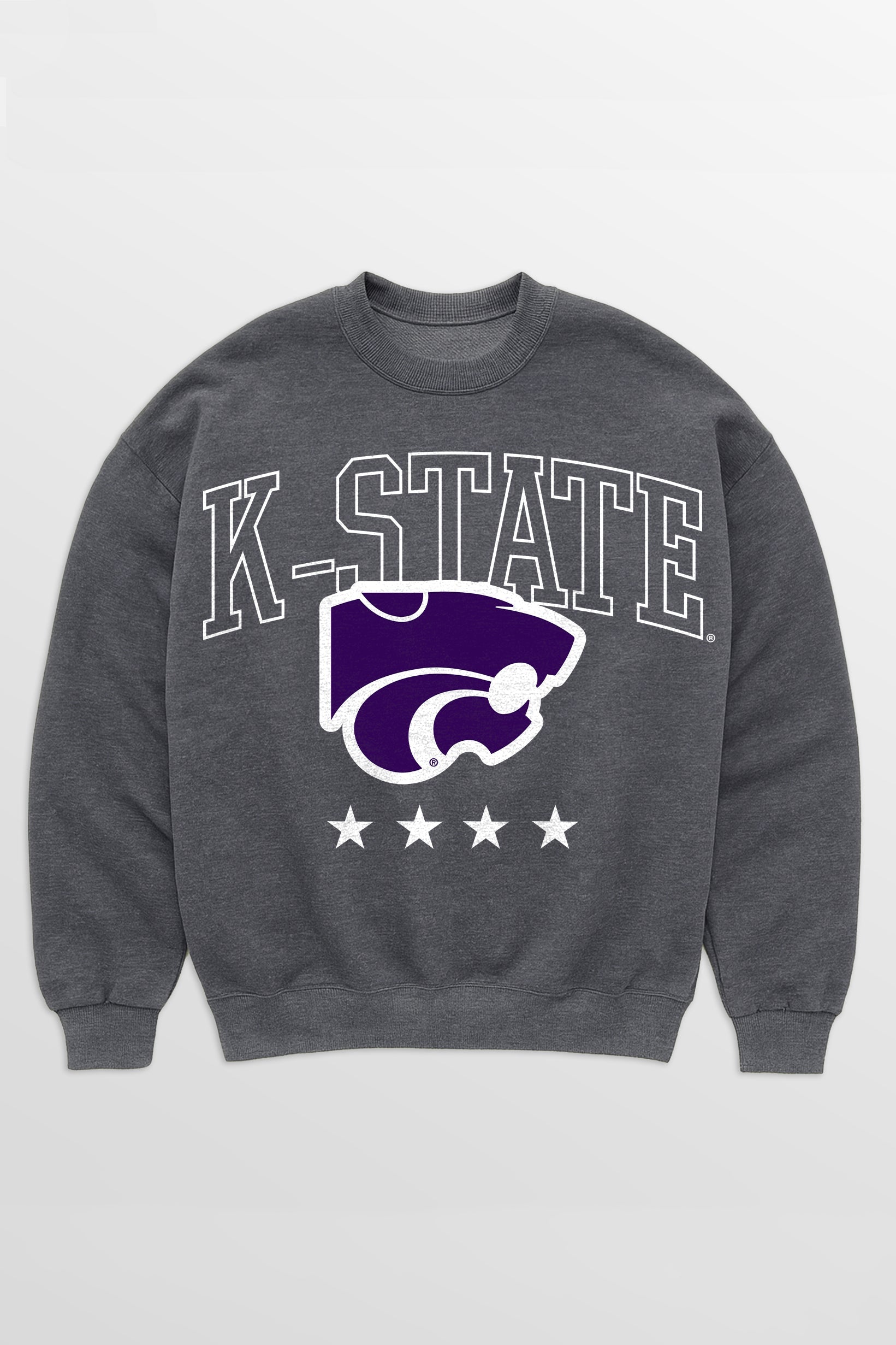KANSAS STATE WILDCATS RISING STAR PREMIUM FLEECE CREWNECK PULLOVER