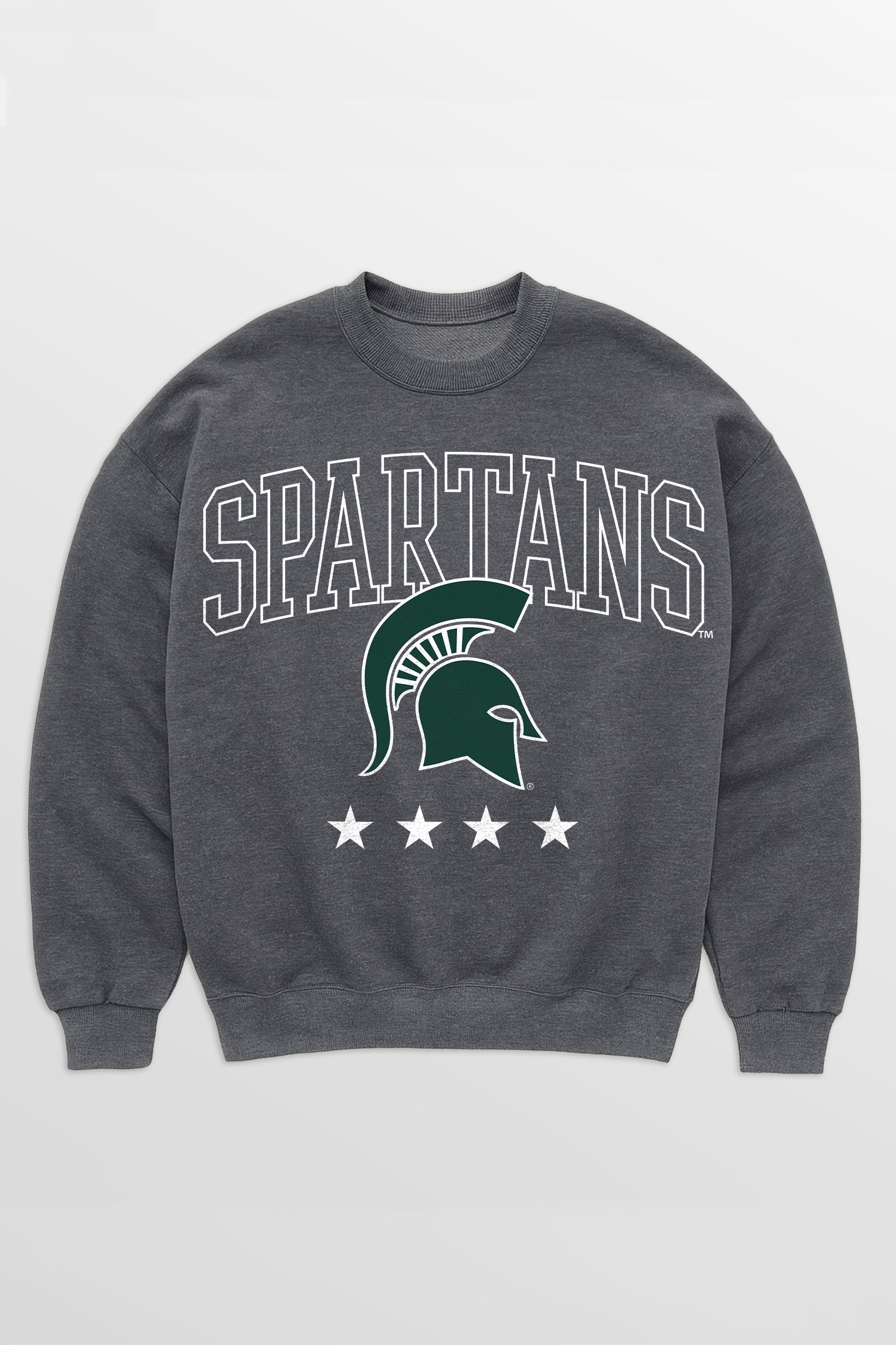 MICHIGAN STATE SPARTANS RISING STAR PREMIUM FLEECE CREWNECK PULLOVER