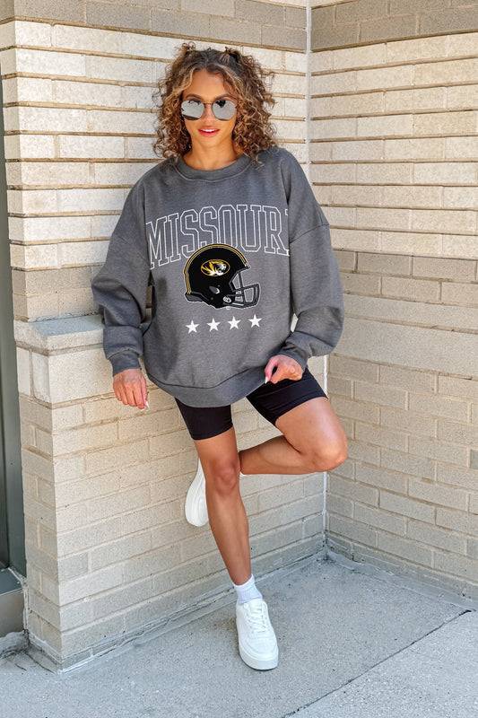 MISSOURI TIGERS RISING STAR PREMIUM FLEECE CREWNECK PULLOVER