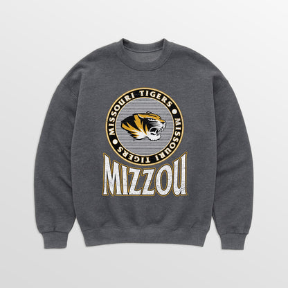 MISSOURI TIGERS SATURDAY SEAL PREMIUM FLEECE DROP SHOULDER CREWNECK PULLOVER