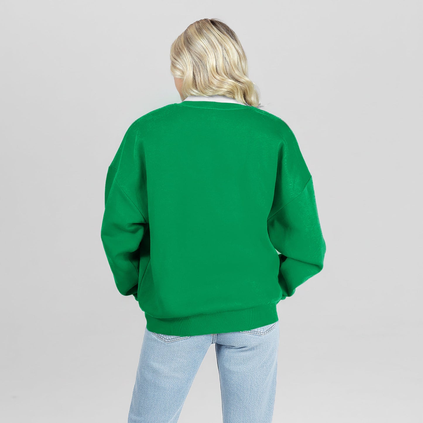 NORTH DAKOTA FIGHTING HAWKS CLASSIC ARCHIVES PREMIUM FLEECE DROP SHOULDER CREWNECK PULLOVER