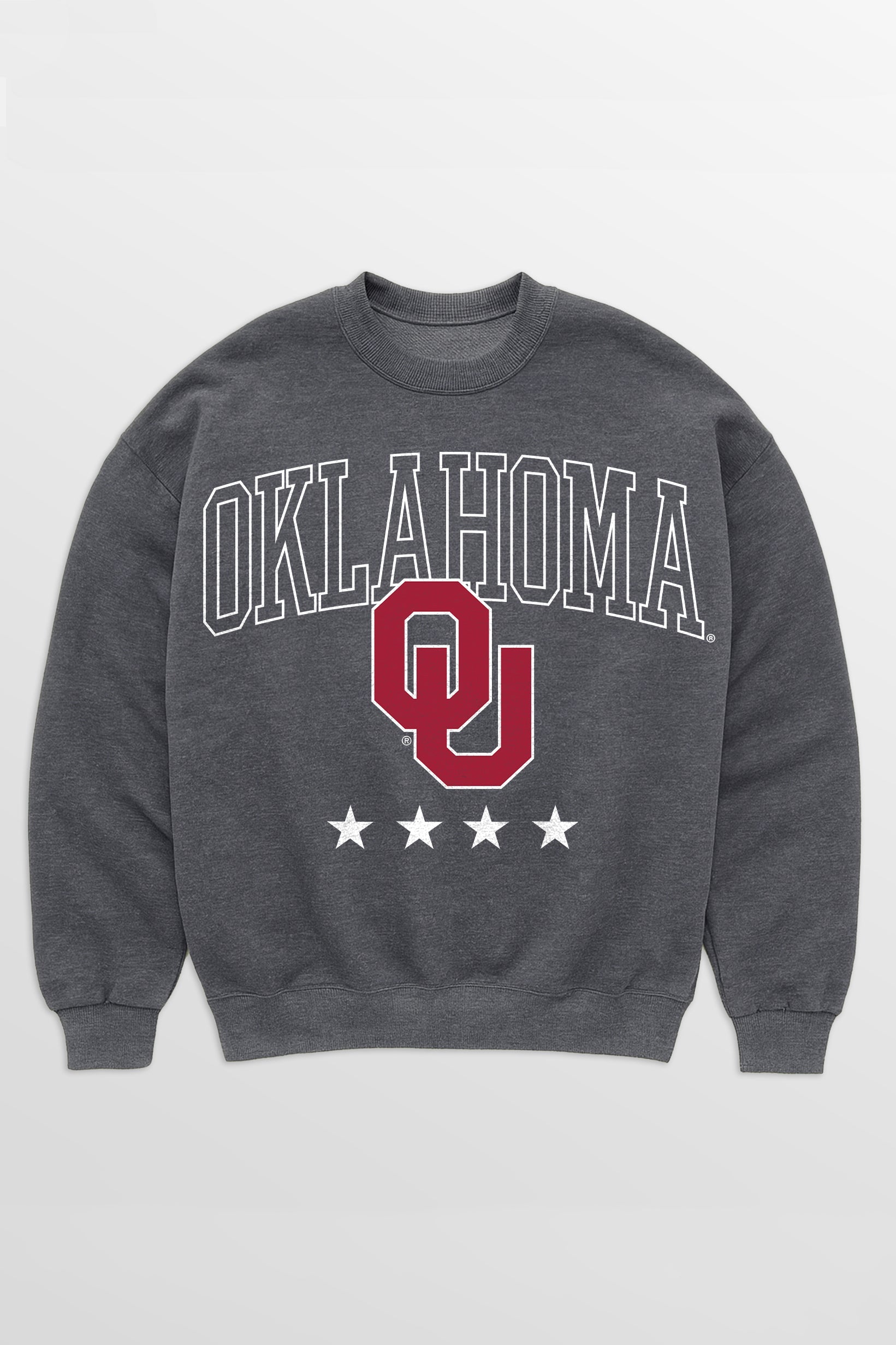 OKLAHOMA SOONERS RISING STAR PREMIUM FLEECE CREWNECK PULLOVER