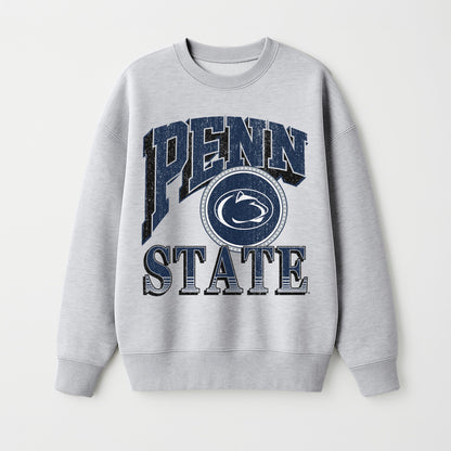 PENN STATE NITTANY LIONS GAME ON PREMIUM FLEECE DROP SHOULDER CREWNECK PULLOVER