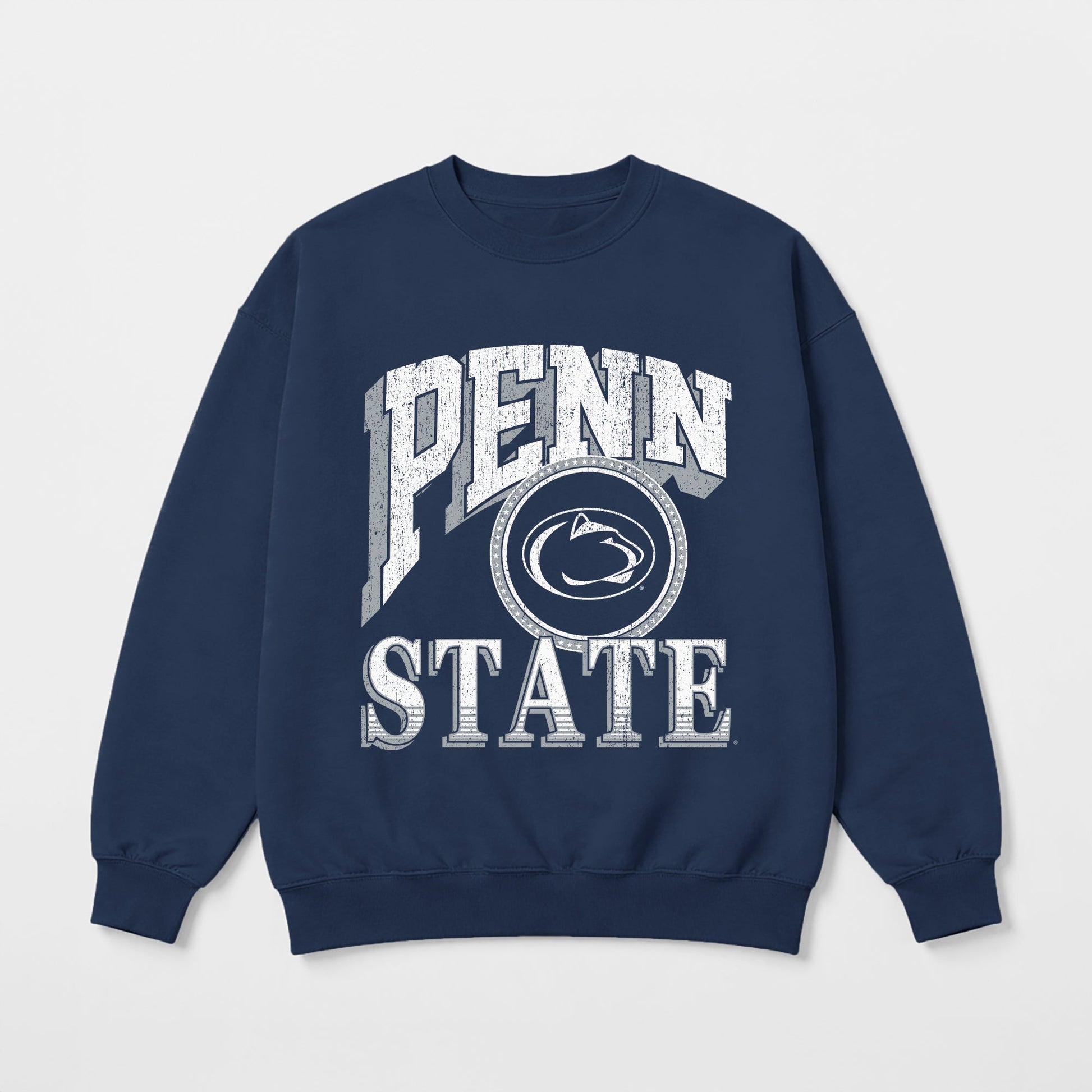 PENN STATE NITTANY LIONS MAIN CHARACTER PREMIUM FLEECE DROP SHOULDER CREWNECK PULLOVER