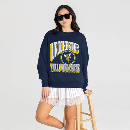 ROCHESTER YELLOWJACKETS MAIN CHARACTER PREMIUM FLEECE DROP SHOULDER CREWNECK PULLOVER
