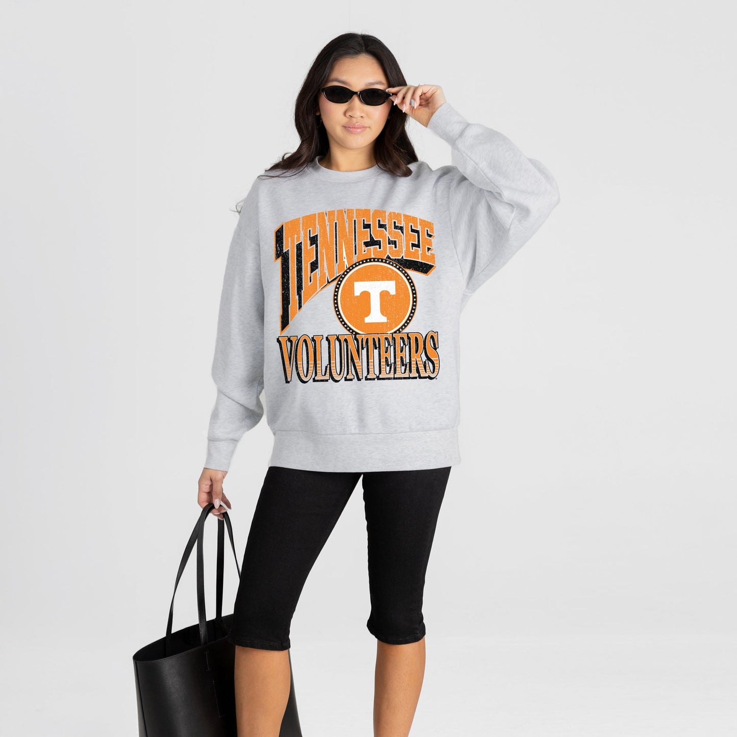 TENNESSEE VOLUNTEERS GAME ON PREMIUM FLEECE DROP SHOULDER CREWNECK PULLOVER