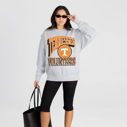 TENNESSEE VOLUNTEERS GAME ON PREMIUM FLEECE DROP SHOULDER CREWNECK PULLOVER