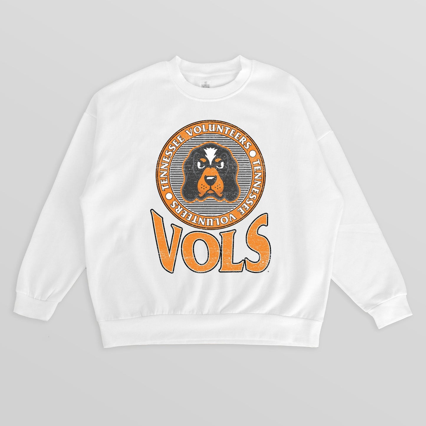 TENNESSEE VOLUNTEERS ENDZONE PREMIUM FLEECE DROP SHOULDER CREWNECK PULLOVER