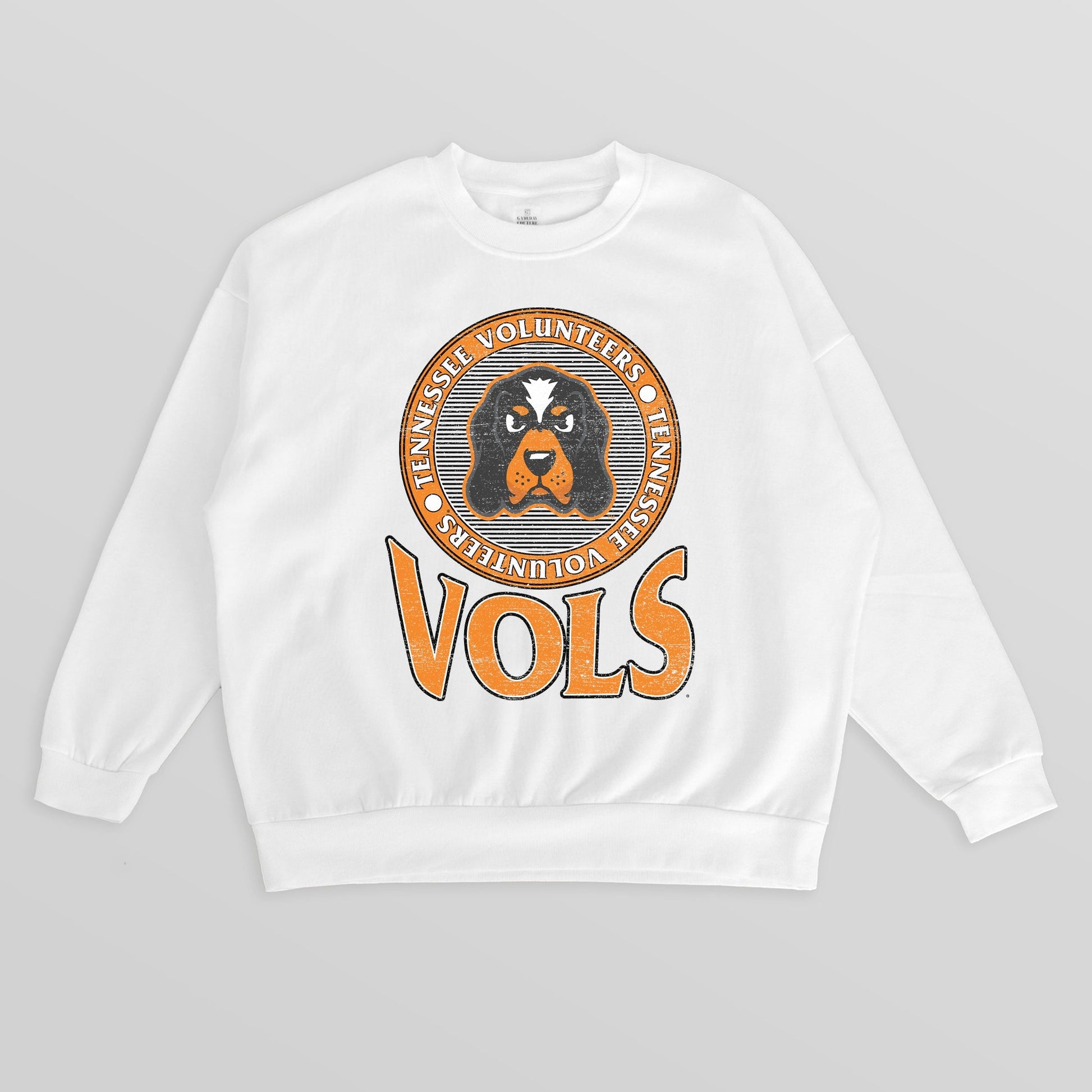 TENNESSEE VOLUNTEERS ENDZONE PREMIUM FLEECE DROP SHOULDER CREWNECK PULLOVER