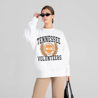 TENNESSEE VOLUNTEERS GOLD STANDARD PREMIUM FLEECE DROP SHOULDER CREWNECK PULLOVER