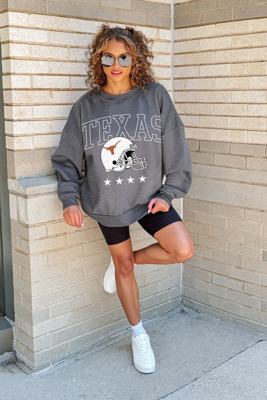 TEXAS LONGHORNS RISING STAR PREMIUM FLEECE CREWNECK PULLOVER