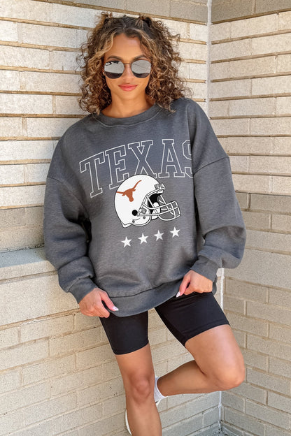 TEXAS LONGHORNS RISING STAR PREMIUM FLEECE CREWNECK PULLOVER