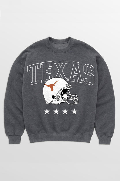 TEXAS LONGHORNS RISING STAR PREMIUM FLEECE CREWNECK PULLOVER