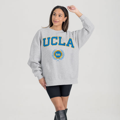 UCLA BRUINS TRADITION REFINED PREMIUM FLEECE CREWNECK PULLOVER