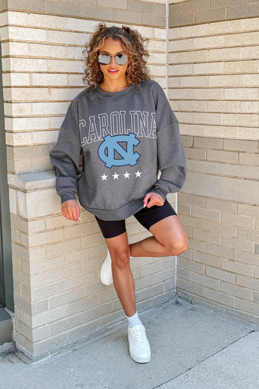 NORTH CAROLINA TAR HEELS RISING STAR PREMIUM FLEECE CREWNECK PULLOVER