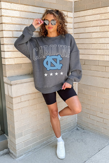 NORTH CAROLINA TAR HEELS RISING STAR PREMIUM FLEECE CREWNECK PULLOVER