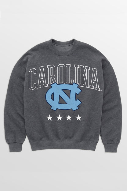 NORTH CAROLINA TAR HEELS RISING STAR PREMIUM FLEECE CREWNECK PULLOVER