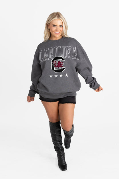 SOUTH CAROLINA GAMECOCKS RISING STAR PREMIUM FLEECE CREWNECK PULLOVER