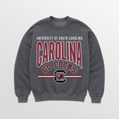 SOUTH CAROLINA GAMECOCKS KICKOFF CLASSIC PREMIUM FLEECE DROP SHOULDER CREWNECK PULLOVER