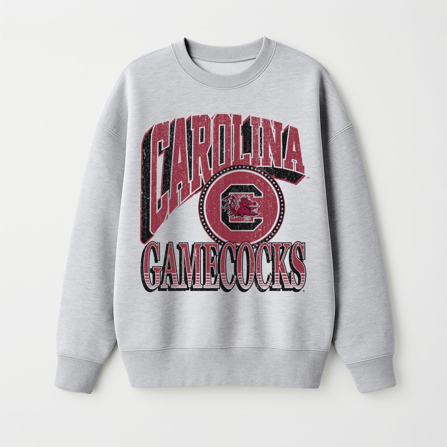 SOUTH CAROLINA GAMECOCKS GAME ON PREMIUM FLEECE DROP SHOULDER CREWNECK PULLOVER