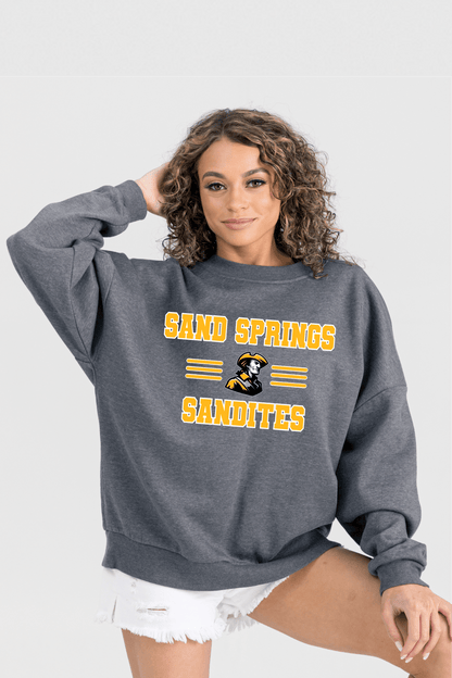 SAND SPRINGS SANDITES PREMIUM FLEECE CREWNECK SWEATSHIRT - The Club