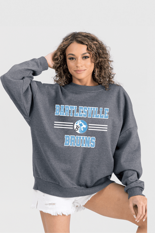 BARTLESVILLE BRUINS PREMIUM FLEECE CREWNECK SWEATSHIRT - The Club