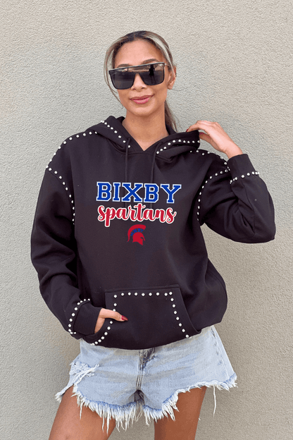 BIXBY SPARTANS STUDDED HOODED PULLOVER - The Club