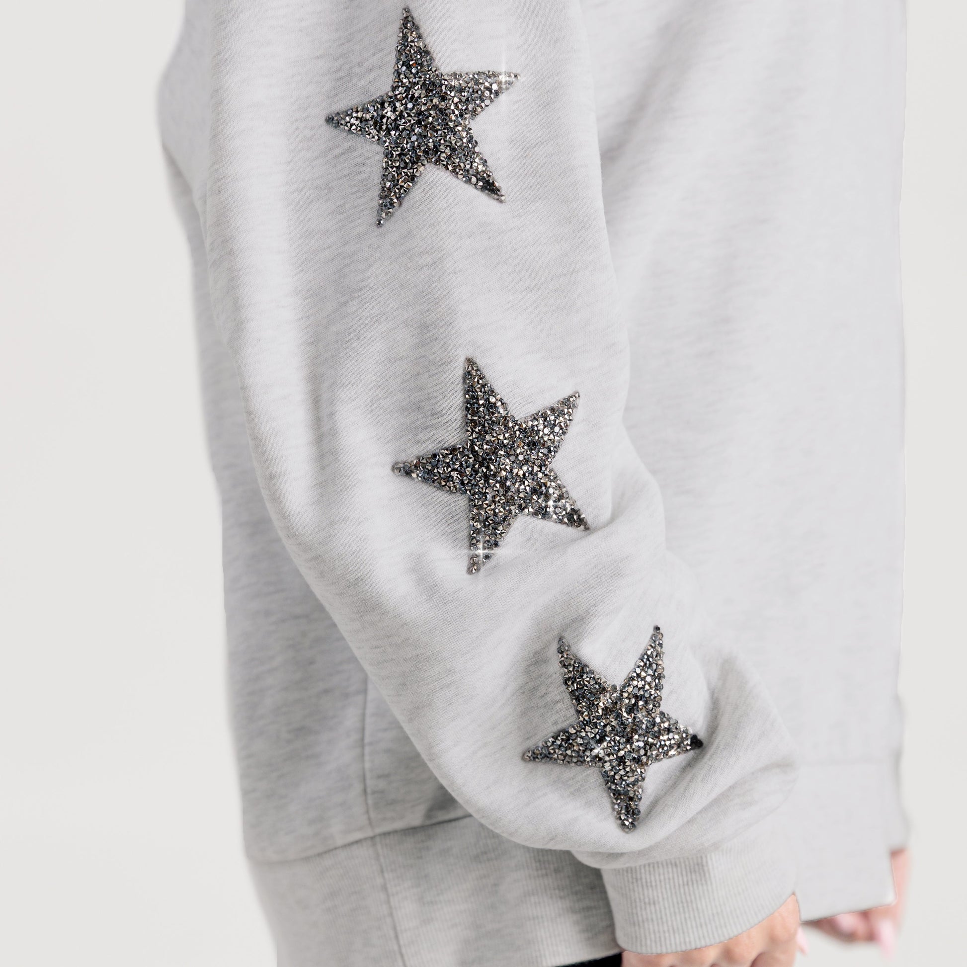 WASHINGTON STATE COUGARS RESILIENCE STAR EMBELLISHED CREW SWEATSHIRT