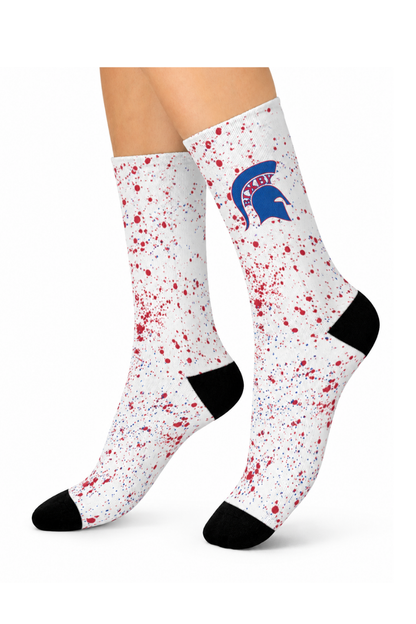 BCE- SPARTAN HEAD SPLATTER SUBLIMATION SOCKS