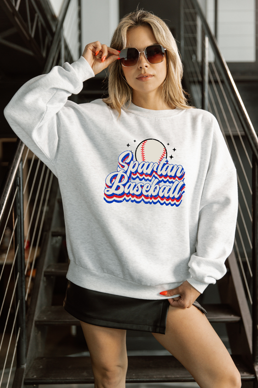 BIXBY BASEBALL PREMIUM FLEECE CREWNECK SWEATSHIRT
