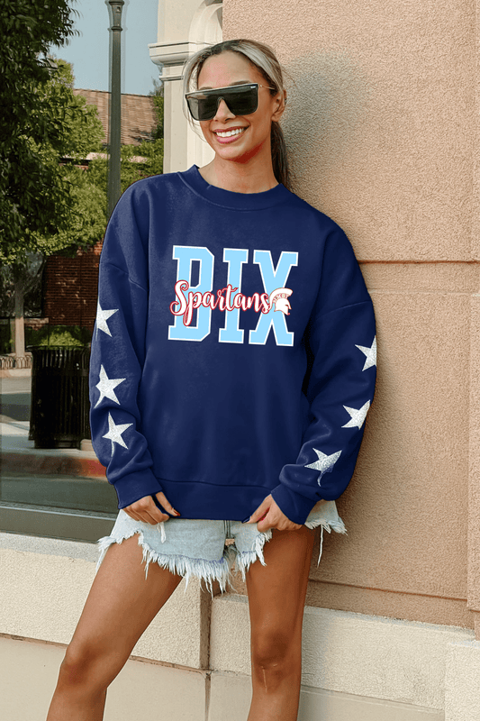 BIXBY SPARTANS RHINESTONE SLEEVE ALLSTAR SWEATSHIRT - The Club