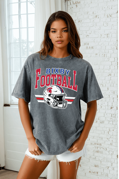 BIXBY SPARTANS VINTAGE WASH BOYFRIEND TEE - The Club