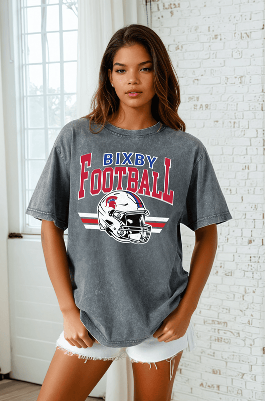 BIXBY SPARTANS VINTAGE WASH BOYFRIEND TEE - The Club
