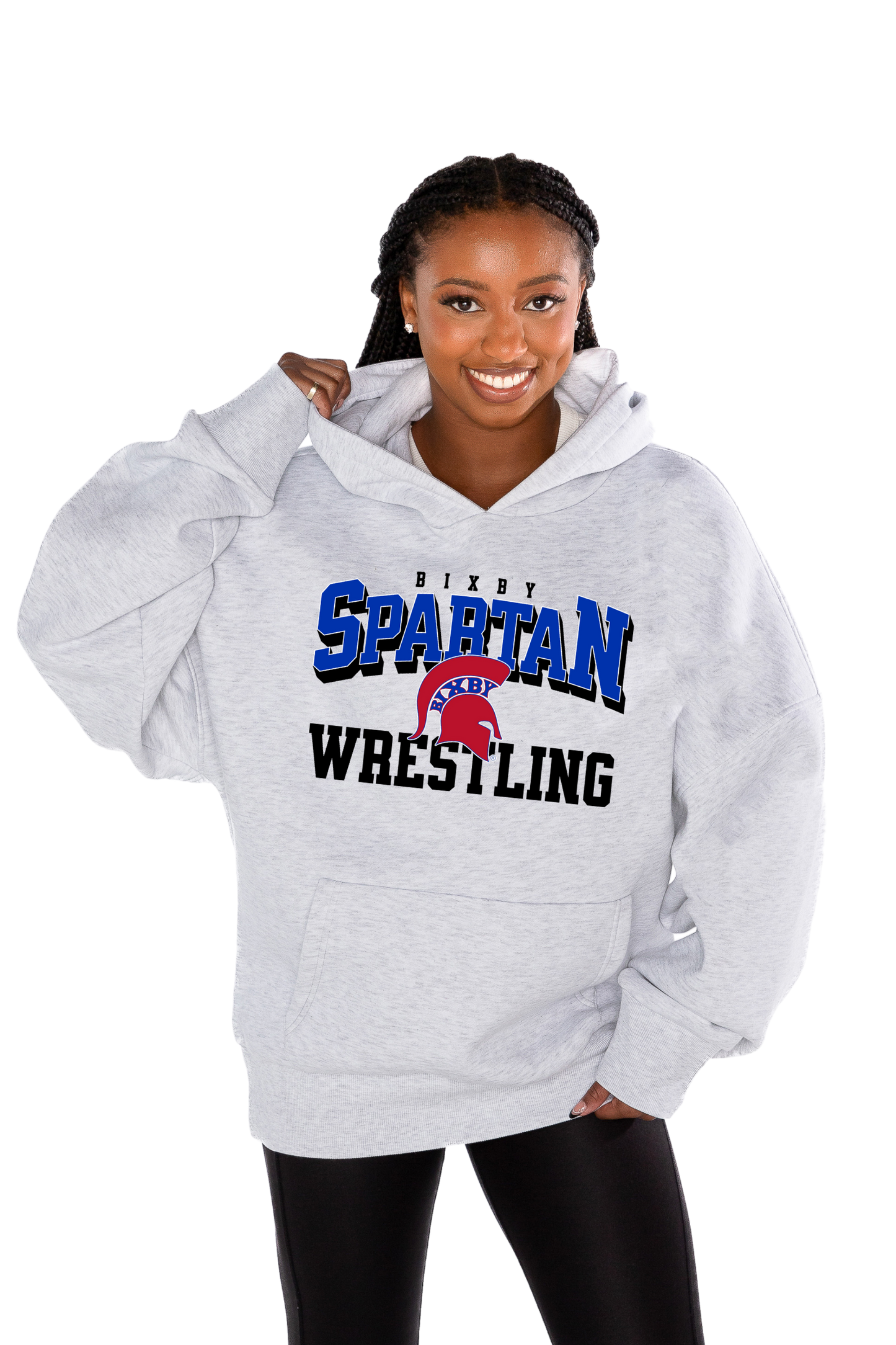 BIXBY WRESTLING PREMIUM FLEECE OVERSIZED HOODED PULLOVER (Copy)
