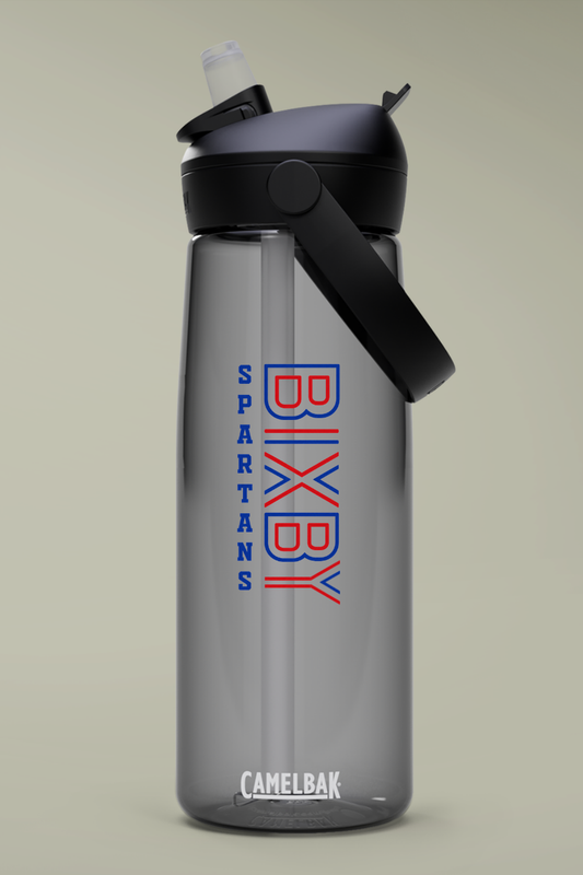 BCE - Bixby Spartans 25oz Flip Straw Water Bottle