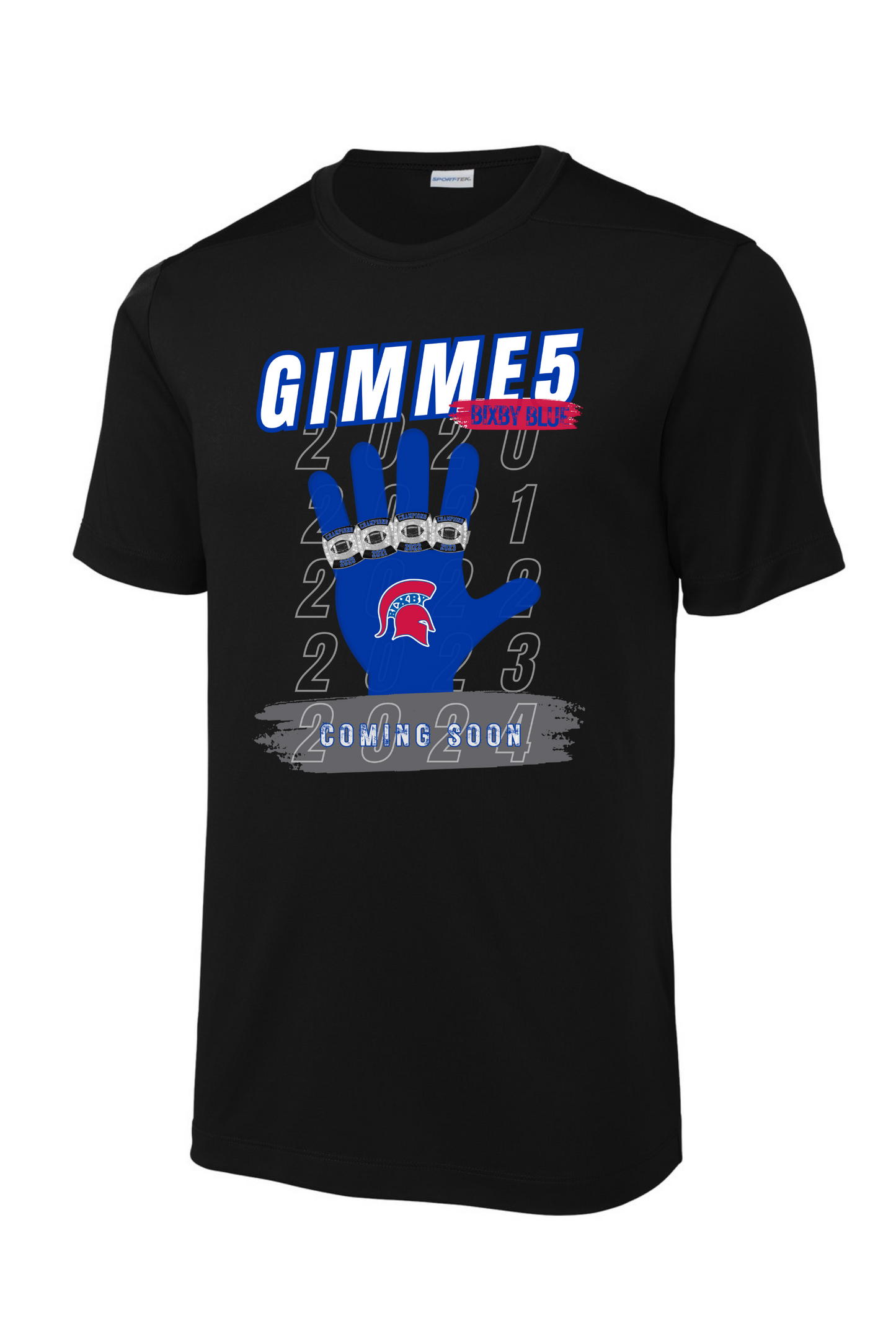 BIXBY BLUE GIMME 5 YOUTH PERFORMANCE TEE