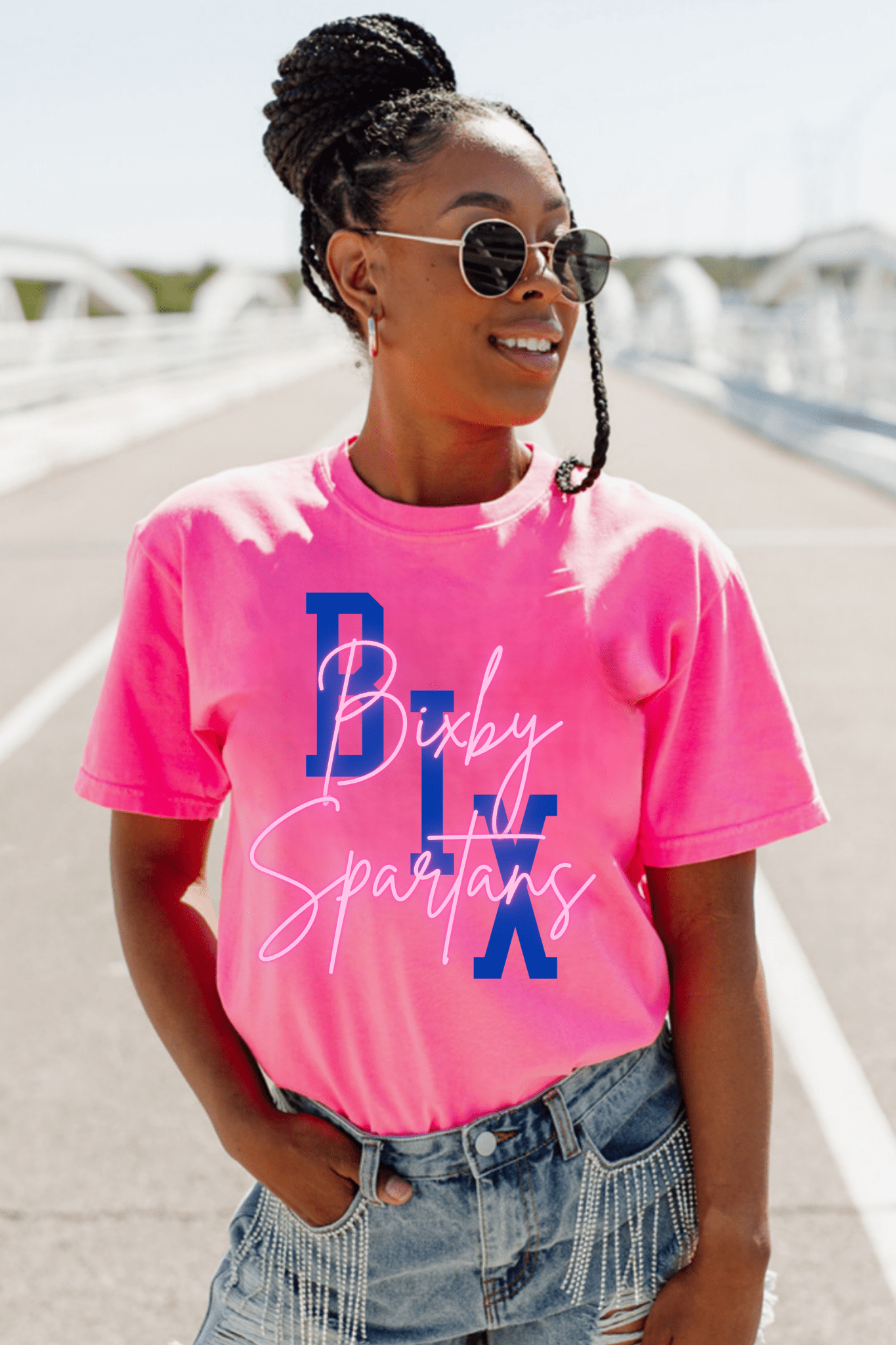 BIXBY SPARTANS VINTAGE BOYFRIEND TEE - The Club