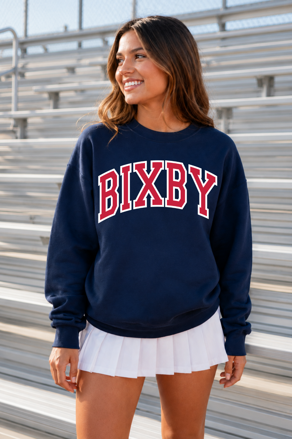 BIXBY SPARTANS PREMIUM FLEECE CREW SWEATSHIRT