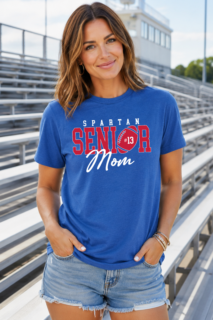 BIXBY SPARTAN SENIOR FOOTBALL MOM PRE-ORDER T-SHIRT