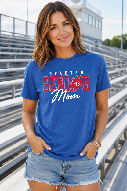 BIXBY SPARTAN SENIOR FOOTBALL MOM PRE-ORDER T-SHIRT