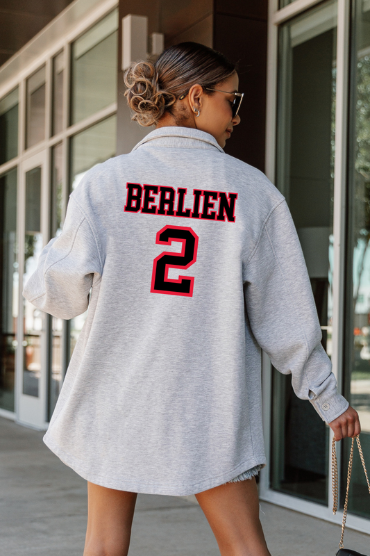 STORM BASEBALL FLEECE SHACKET - CUSTOM