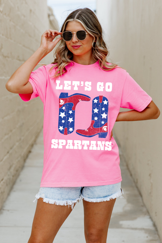 25BIX025-BIXBY SPARTANS VINTAGE BOYFRIEND TEE