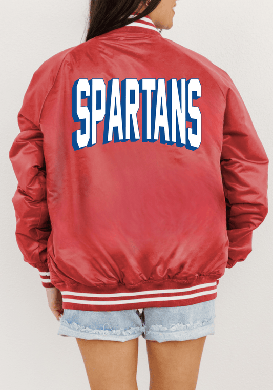 BIXBY SPARTANS UNISEX VARISTY JACKET - The Club