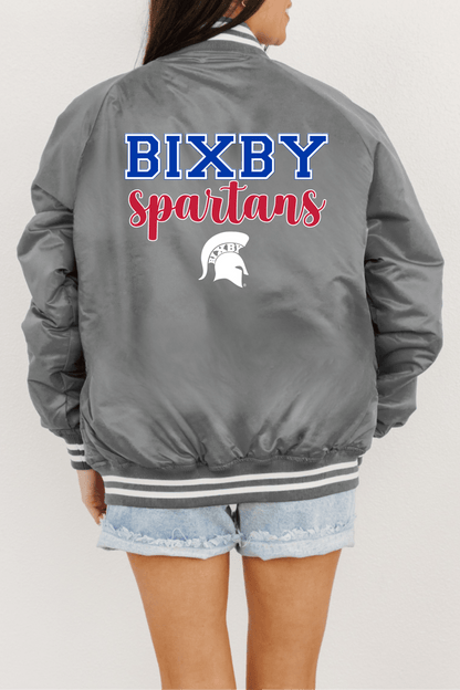 BIXBY SPARTANS UNISEX VARISTY JACKET - The Club
