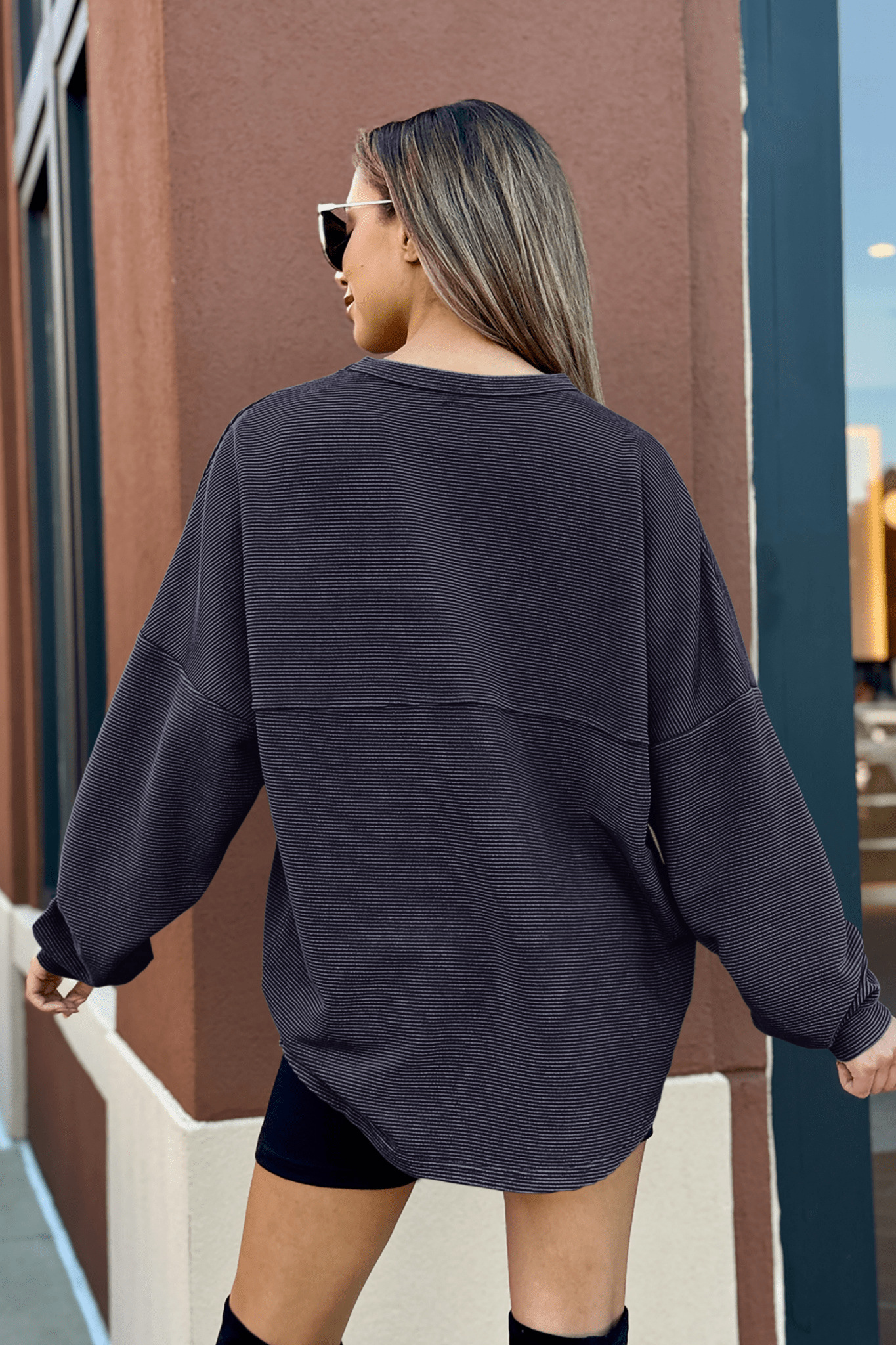BIXBY SPARTANS WASHED CORDED PULLOVER - The Club