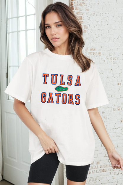 GATOR BASEBALL VINTAGE WASH BOYFRIEND TEE