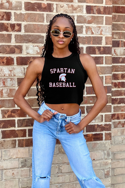 BIXBY SPARTANS BASEBALL MINI CROP TANK